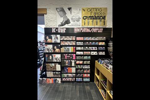 CDs on display at Nottingham Fopp store